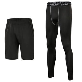 Custom Logo Breathable High-Waisted Drawstring Men's Leggings-Plus Training Jogging Wear 100% Polyester Fitness Gym Running