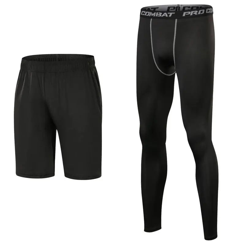 Custom Logo Breathable High-Waisted Drawstring Men's Leggings-Plus Training Jogging Wear 100% Polyester Fitness Gym Running
