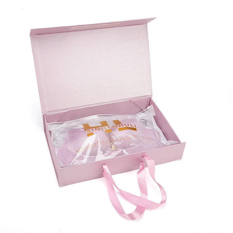 Special Paper Clothing Packaging Box Fashion Gift Box Portable Folding Cardboard Gift Box