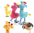 Hot-Selling Dog Plush Toy Lifelike Cotton Rope Plush Deer BB Sound Squeaky Cartoon Cute Teeth Cleaning Relax Pet Dog Plush Toys