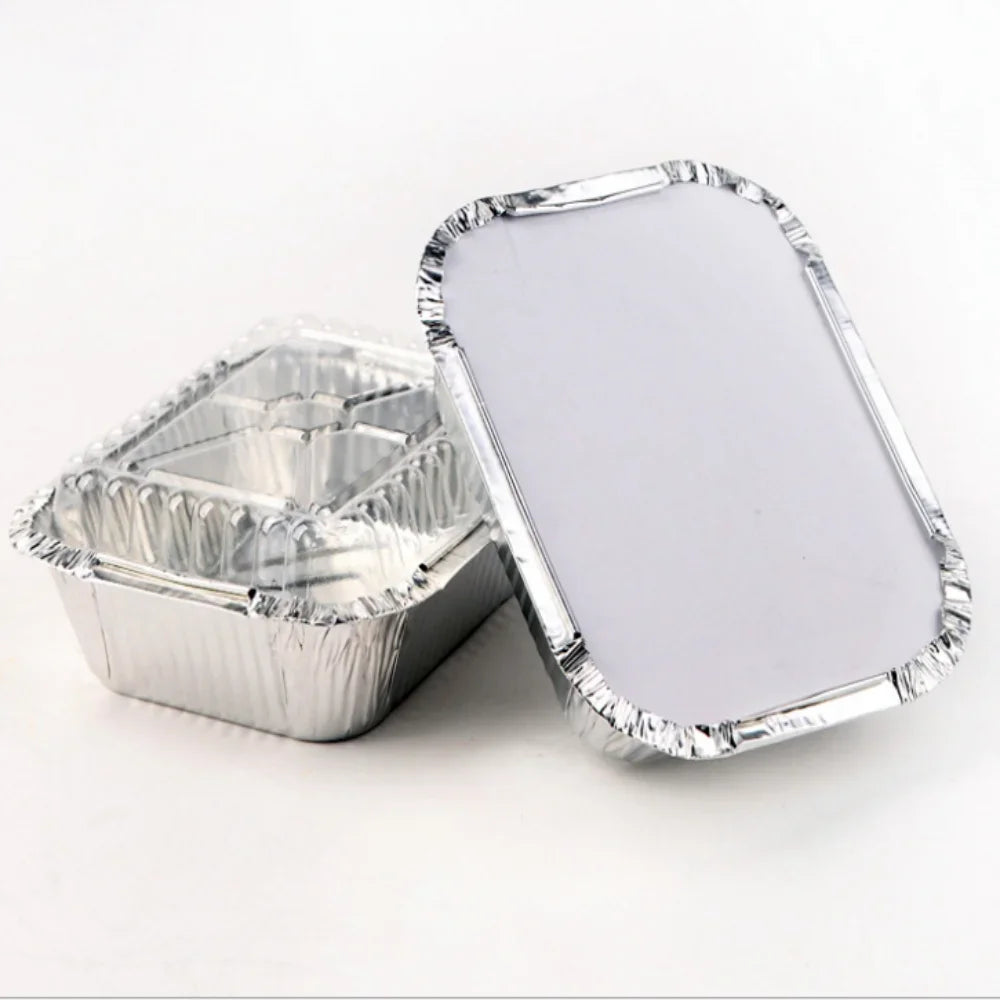 High Quality Bakery Lunch Box 1LB 16X10X5 CM Aluminium Catering Foil Small Cupcake Box