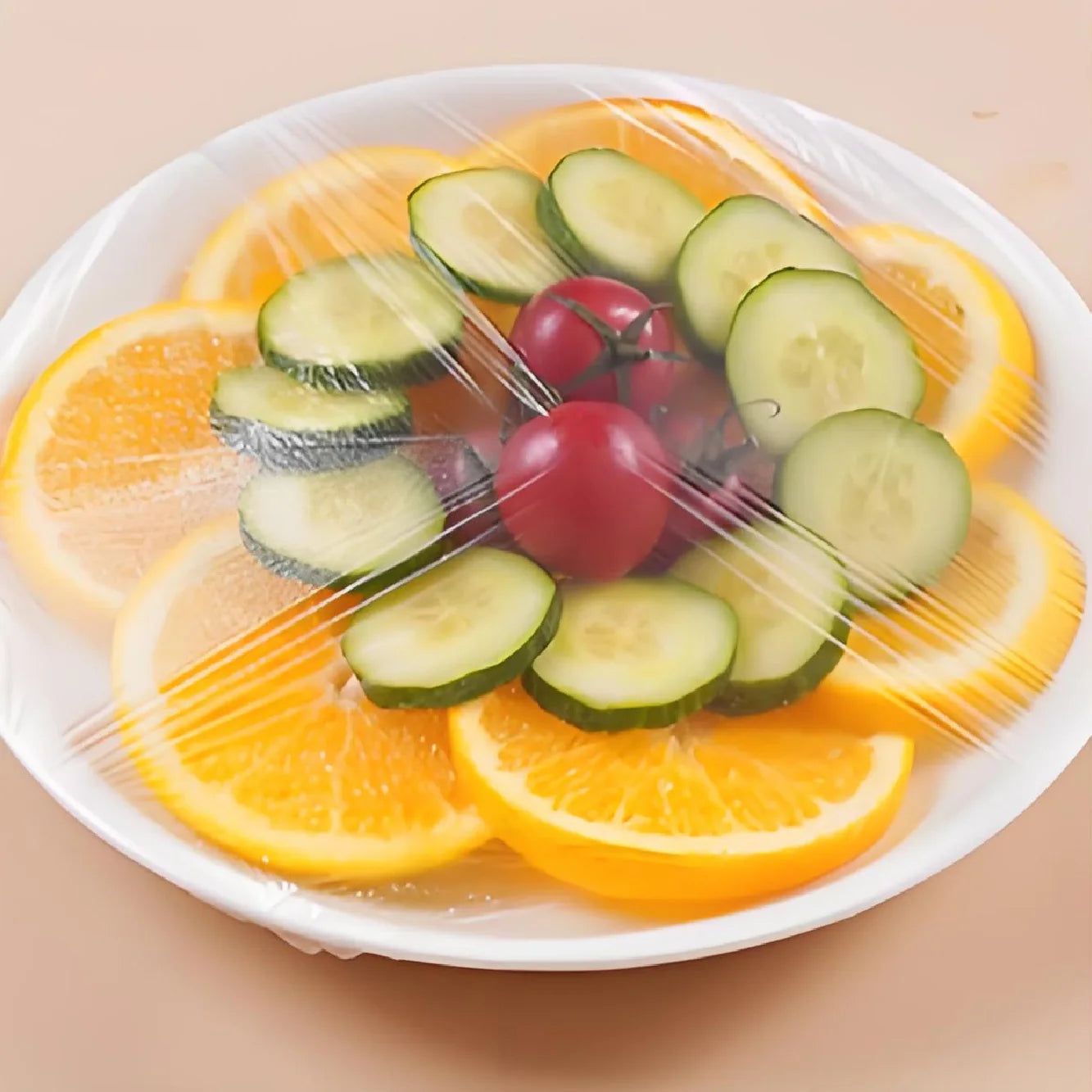Disposable Plastic Wrap Elastic Food Lids Fruit Bowls Cups Storage Kitchen Fresh Keeping Saver Bag