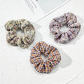Bphne Wholesale Thick Hair Scrunchies Women Accessories Fabric Elastic Hair Band Hair Ties Girls Polyester Scrunchies