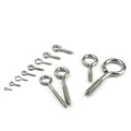 12 Difference Sizes 304 Stainless Steel Self-Tapping Ring Eye Hook Screw
