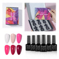 RS Nail Polish Foxgirl Series 6 Color UV Gel Kit Advanced Packing High Quality Foxgirl Gel Polish Kit - a