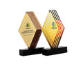 New Customized Crystal Trophy 3D Printing Trophy Plaque Retire Employee Souvenir