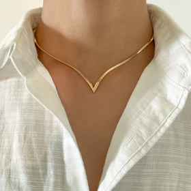 European and American Cross-border Men's Jewelry Men Chain Necklace Design with 18k Gold Plated
