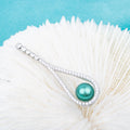 P010869 DIY 7-9mm Natural Freshwater Pearl Pendant Accessory 925 Sterling Silver Engagement Jewelry Necklace for Women