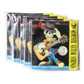 10 Sets Per Box Alice A206-L Acoustic Guitar Strings 1st-6th Light Stainless Steel Core Phosphor Bronze Color