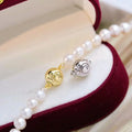 C506 6-9mm 925 Sterling Silver 18K Gold Plated Pearl Clasp for Jewelry Wholesale Metal Cord Ends Clasp Necklace/bracelet Clasp
