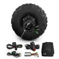 24V 36V 48V 350W 500W Electric Wheelbarrow Gear Motor All Terrain Electric Scooter Kit Off 14.5 Inch Wheel