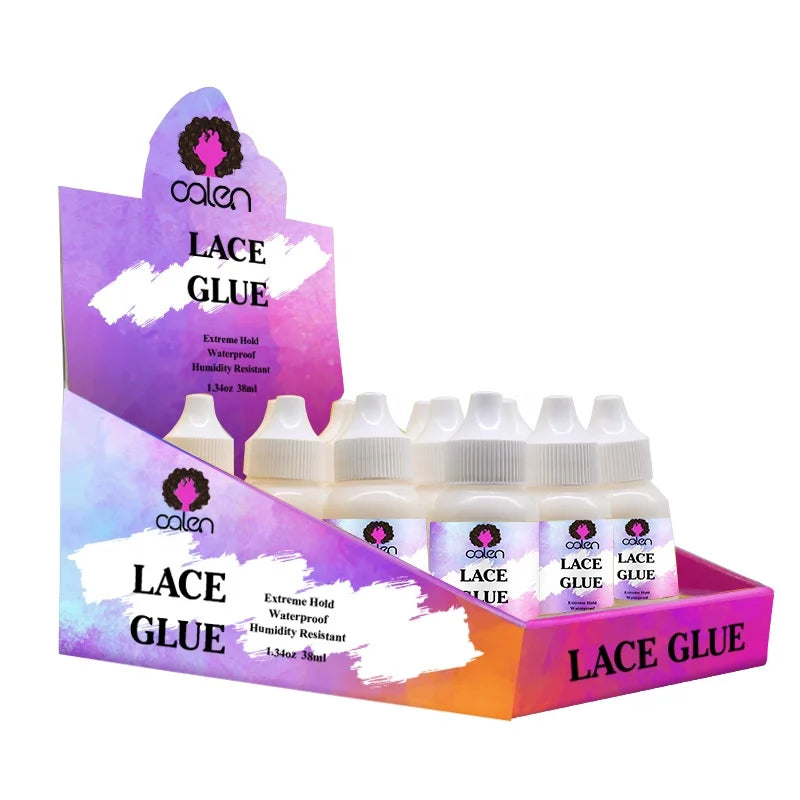 Oalen Wholesale 12 Pack Display Kit for Hair Beauty Salon  Invisible Lace Glue Waterproof