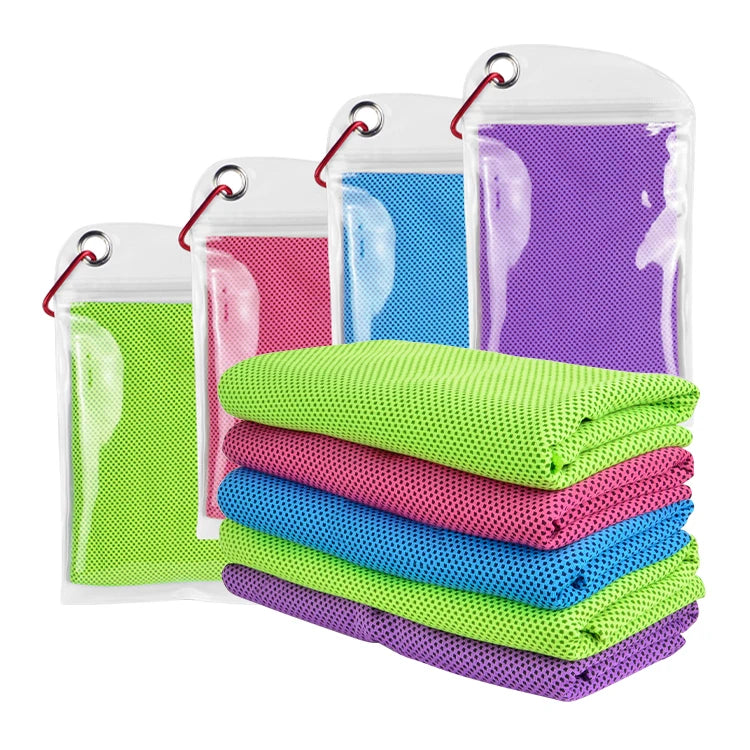 Colors Sport Cooling Towel Instant Cool Ice Face Towels for Gym Swimming Yoga Running 30x90cm Quick-dry Sweat Towels