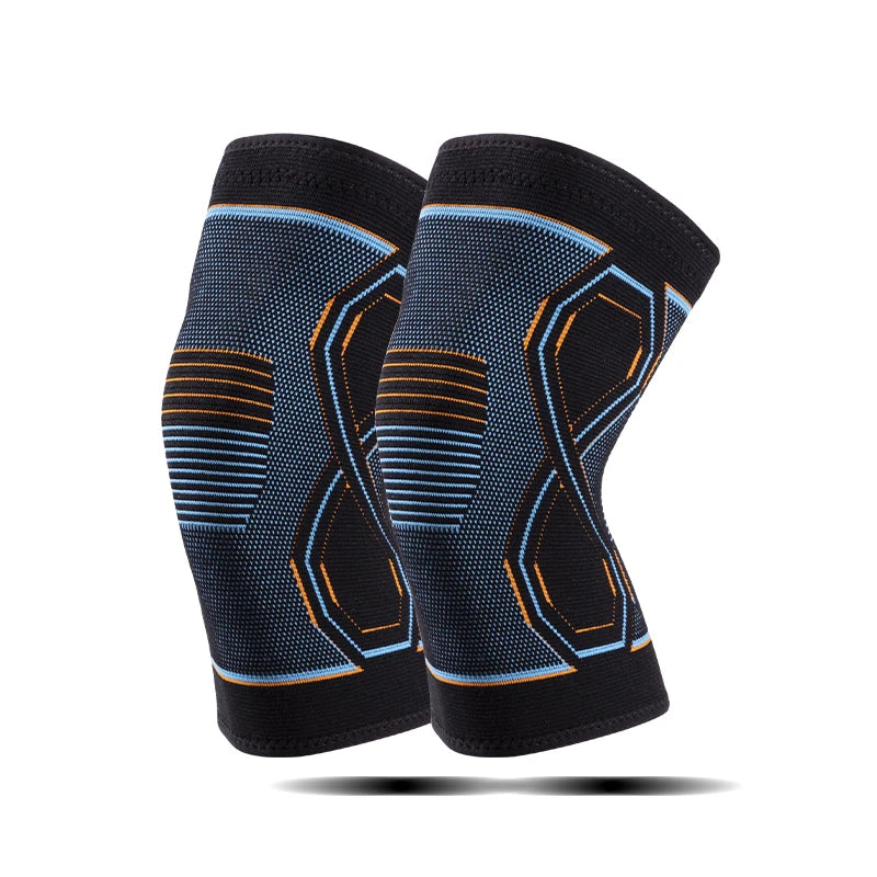 2047#Sports Knee Pads for Men and Women Basketball Running Fitness Badminton Cycling Pressure Anti slip Knee Pads