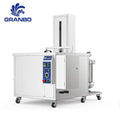 GRANBO Ultrasonic Cleaner Industrial Auto Engine Parts Machinery with Lifting and Filtration Recycle  Cleaning Washing Machine