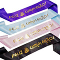 Hot Selling Feliz Cumpleanos Sash with Happy Birthday Shoulder Strap for Girl's Birthday Party and Graduation Decorations