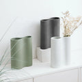 Modern Nordic Matte Color Clay Wedding Decoration Ceramic Vases Fresh Design Porcelain Tabletop Vases for Home Decor