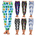 New Style Multiple Colorful Monster Printed Design Yoga Leggings Women Ladies Spandex Polyester Butter Soft Leggings