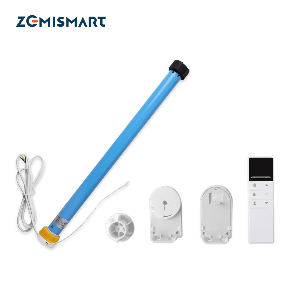 Zemismart Tuya Wifi Smart Motorized Electric Roller Blind Shade for 30mm 36-38mm Tube Roller Blind Motor Works with Tuya