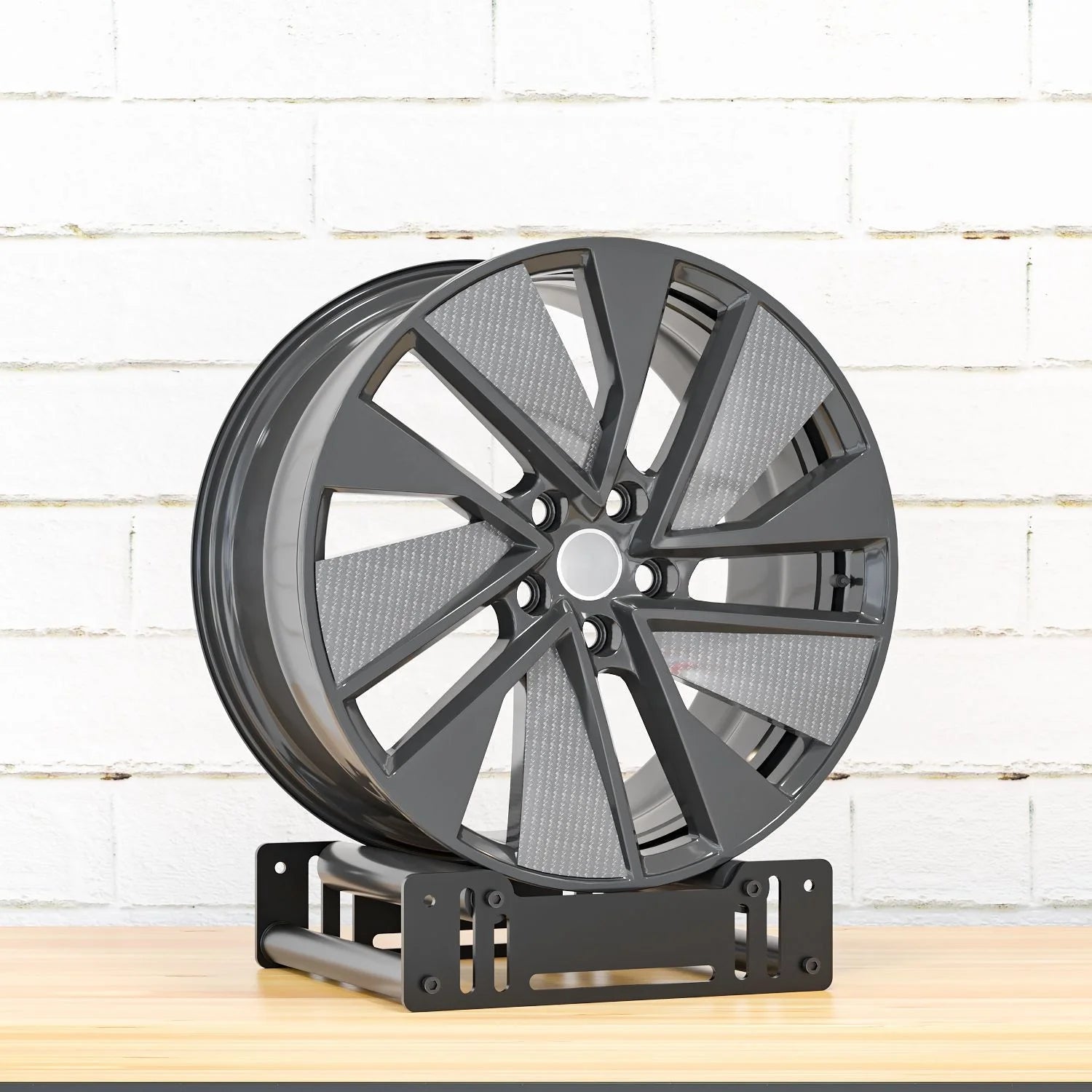 Wheelrim Display Stand Rotatable Wheel Rim Rack Spinning Rim Display Stand