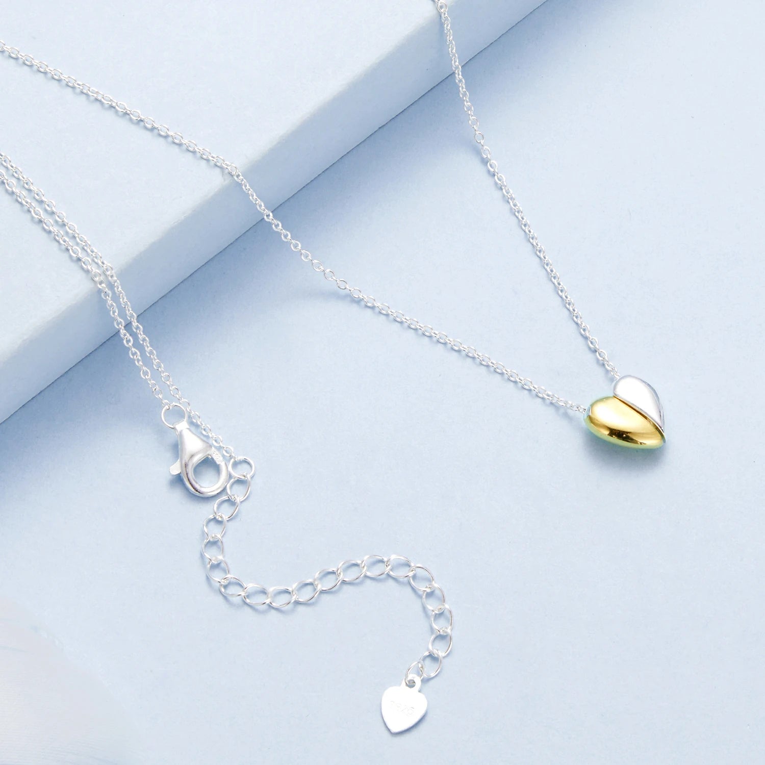 Hot Sale Trendy Wedding Engagement 925 Sterling Silver Zircon Animal Shape Pendant Necklace Gold Plated Link Chain for Women