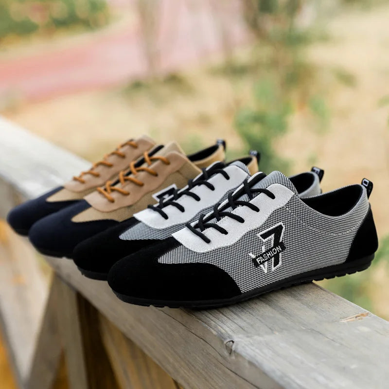 Flying Woven Breathable Sport Running Socks Shoes for Men