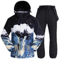 Winter New Outdoor Windproof Waterproof Snow Pants Sets Skiing and Snowboarding Ski Suit for Men