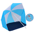 Multi Functional Beach Umbrella with Detachable Sidewalls & Groundsheet Windproof Sun Shade Shelter