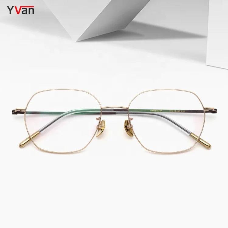 2025 Vintage New Fashion Titanium Eyeglasses High Quality Male and Female Optical Frames Wholesaler Eyewear Spectacles