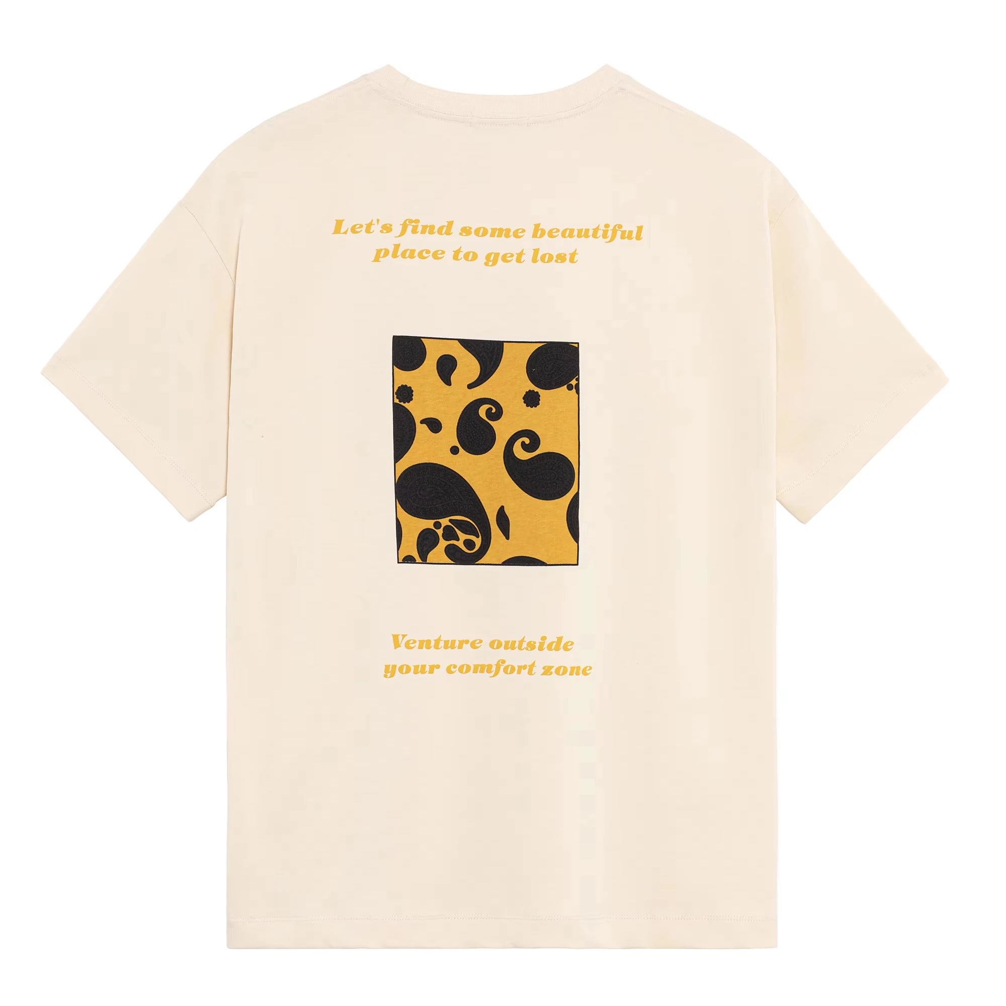 Imperio Corinto 100% Cotton Breathable Short Sleeve Summer-inspired Casual Oversized Men's T-Shirt with Floral Pattern