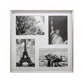 Modern Silver Plated Metal Shadow Box Photo Frame 32x32cm Deep