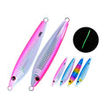 TOPRIGHT JIG058 120g 150g 200g Slow Jig Metal Luminous Lures Bait Lead Jigs Saltwater Baits Slow Lure Fishing Jig Lure Tackle