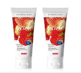 ZOZU Strawberry Milk Moisturizing and Lightening Skin Whitening Body Lotion for Smooth Skin