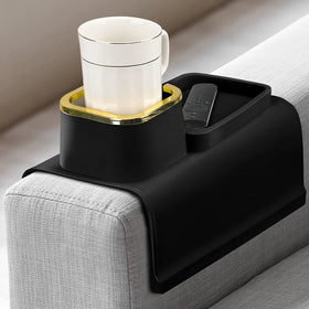Portable Silicone Cup Holder for Sofa Armrest Tray-Bathroom & Living Room Use Drink Holder Accessories