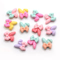 Kawaii Rabbit Ear Bow Resin Flatback Cabochons for Nail Art Embellishment DIY Scrapbooking Decor