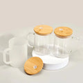 Sublimation Mugs Wholesale Frosted Sublimation Beer Mug Cup with Handle Sublimation Beer Glasses
