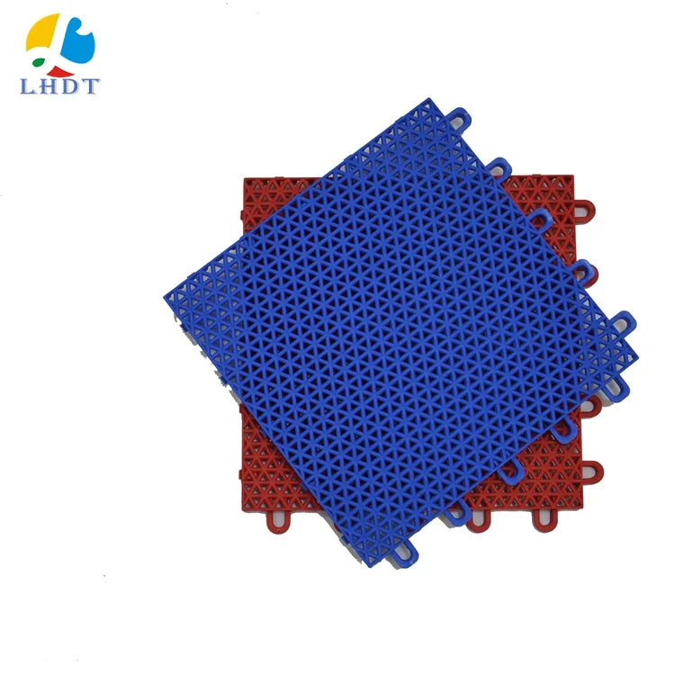 Outdoor Hockey Tiles Basketball System Floor Interlocking Plastic Base Basketball Rubber Floor for Outdoor Court
