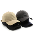 Custom Logo 6-Panel Baseball Caps for Men - Quick-Dry Outdoor Sports Hats Moisture-Wicking & Blank Wholesale Design