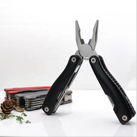 Multi-Tool DIY Pliers Aluminum Camping Hiking Hunting Fishing Stainless Steel Folding Pocket Tools Wrench Saw Blade OEM