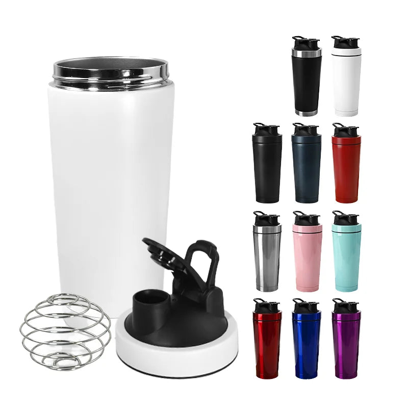 Luxury American Design 500ml Stainless Steel Water Bottle with Vacuum Handles for Hot & Cold Coffee for Camping Adults MegaBDM