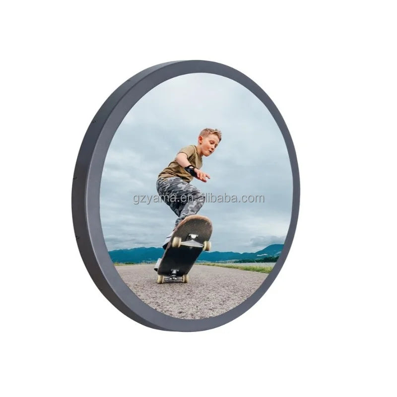 Advertising Equipment Circle Lcd Display Round Touch Screen