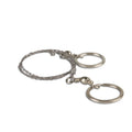 Durable 53cm 4-Strand Steel Wire Saw with Loop for Outdoor Survival Camping & Hiking