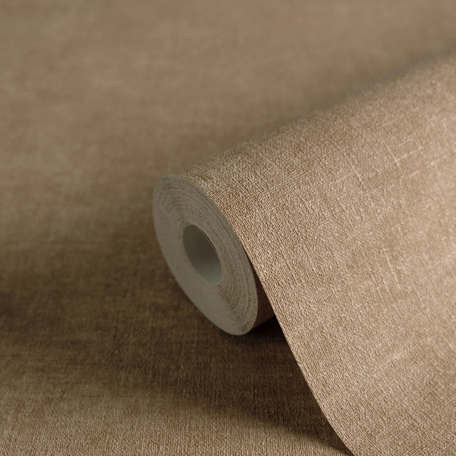 Made Germany Solid Brown Orange Non Woven Vinyl Wallpaper Rolls Textile Structure 1005x053m Living Room Hotel School