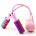Yihang Factory Direct Sales Cordless Adjustable Freestyle Weighted Wireless Jump Rope Plastic Material Pink/Green Home Gym Use