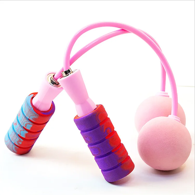 Yihang Factory Direct Sales Cordless Adjustable Freestyle Weighted Wireless Jump Rope Plastic Material Pink/Green Home Gym Use