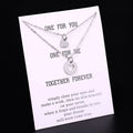 Stainless Steel Best Friend Bridesmaid Couples Set Infinity Rhinestone Diamonds Bird Butterfly Angel Wing Arrow Pendant Necklace