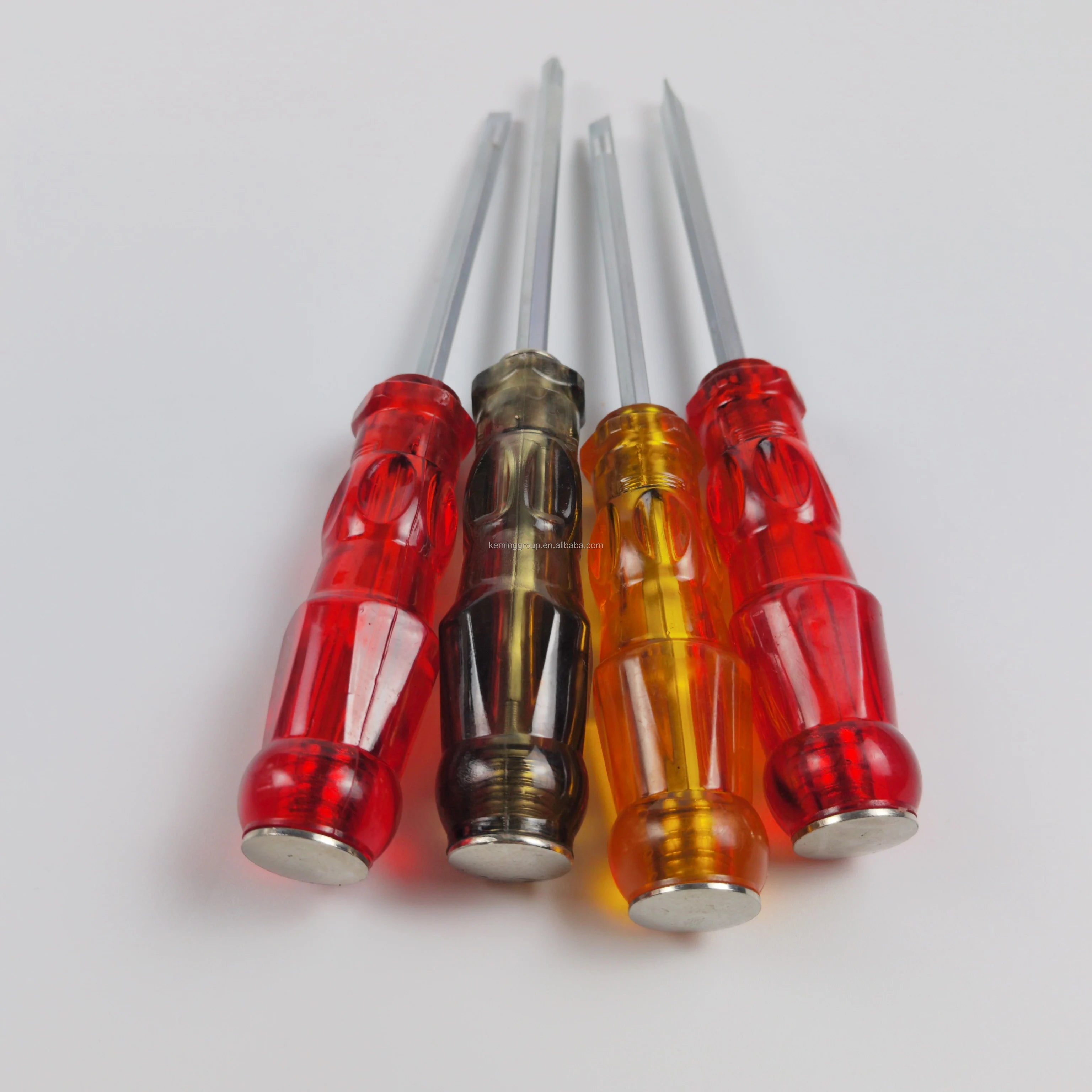 Transparent Handle Custom Hammer Screwdriver Mini PVC Plastic Screw Driver