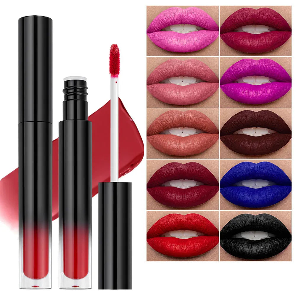 Private Label Lipstick Manufacturers Cosmetics Long Lasting Smooth Vegan Cosmetic Waterproof Matte Lipstick