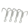 High Carbon Steel Triple Hook Fishing Saltwater Fishing  Tin Fish Hook 4x Strong  Treble Hook