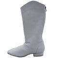 Evkoodance New Brand Dance Shoes GENUINE LEATHER White Low Heel Women's Boots Custom Color Heel Size Fashionable Dance Shoes MegaBDM